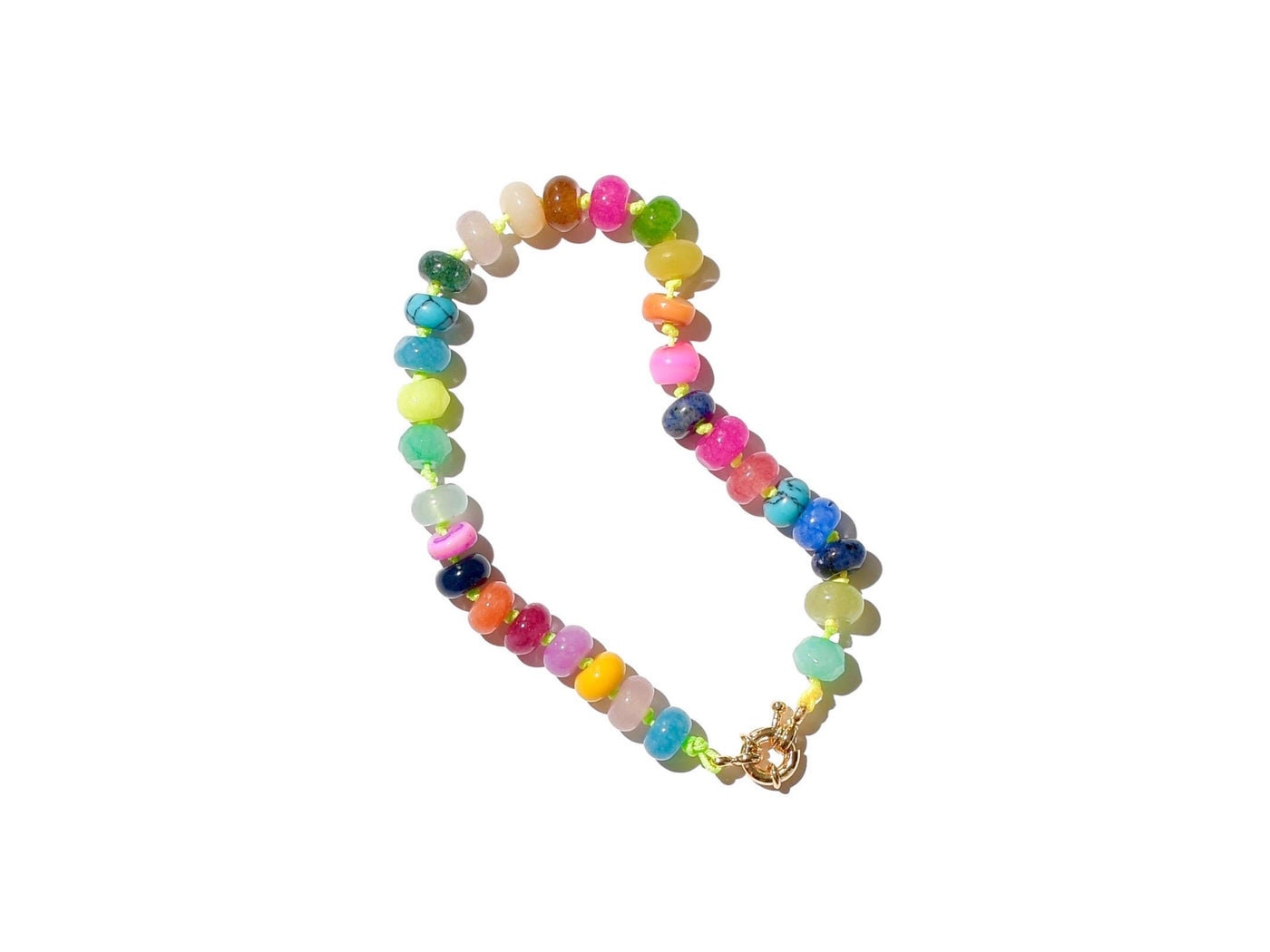 Rainbow Mixed Gemstone Beaded Anklet, Rainbow Opal Rondelle Beads, Meaningful Jewelry: The Walking on Sunshine Anklet