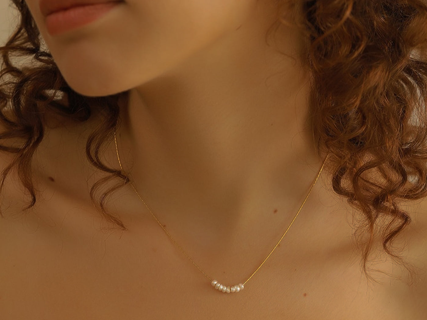 Gorgeous fine gold jewelry that is water proof, waterproof, tarnish proof, and 18k karat gold coated.  High quality high end jewelry.  Simple dainty trendy gold necklaces with freshwater pearl pendant.  Jewelry and gift ideas for her.  Jewelry for wife and girlfriend Christmas present 