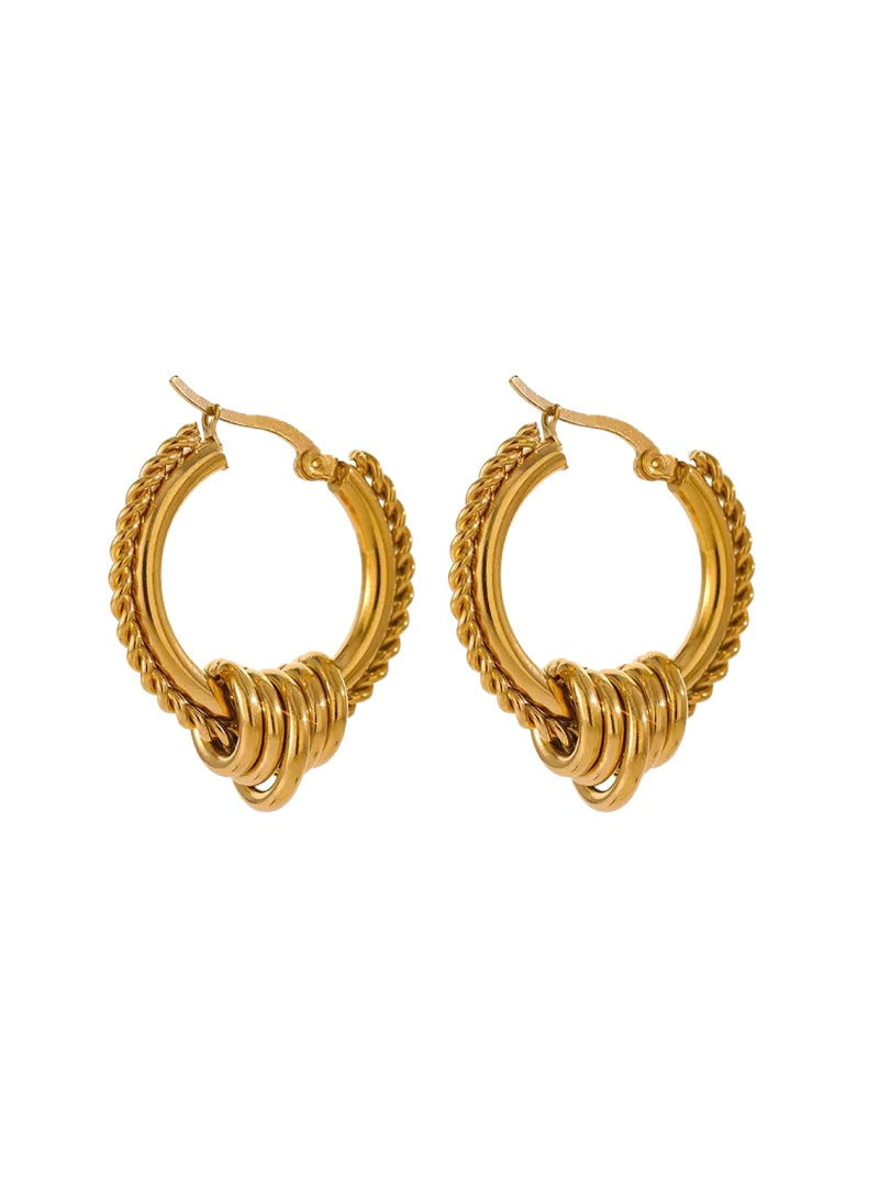 Wonder woman deals hoop earrings